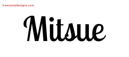 Handwritten Name Tattoo Designs Mitsue Free Download