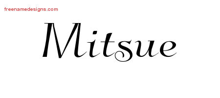 Elegant Name Tattoo Designs Mitsue Free Graphic