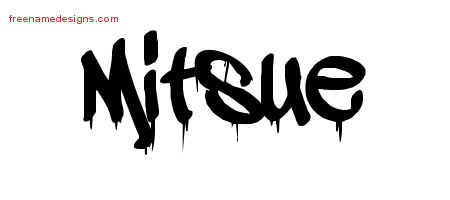 Graffiti Name Tattoo Designs Mitsue Free Lettering