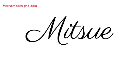 Classic Name Tattoo Designs Mitsue Graphic Download
