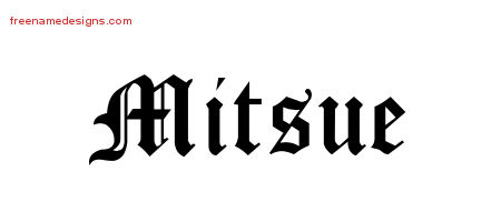 Blackletter Name Tattoo Designs Mitsue Graphic Download