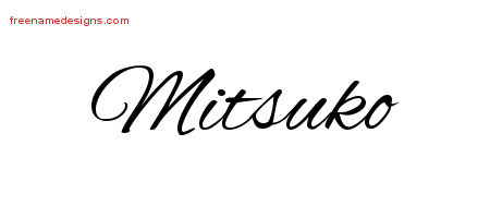Cursive Name Tattoo Designs Mitsuko Download Free