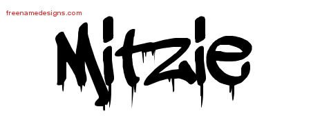 Graffiti Name Tattoo Designs Mitzie Free Lettering