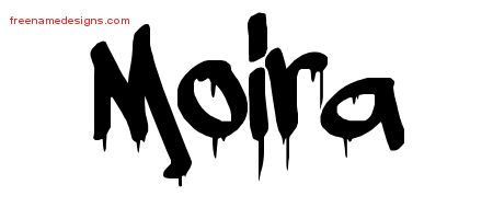 Graffiti Name Tattoo Designs Moira Free Lettering