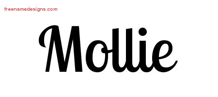Handwritten Name Tattoo Designs Mollie Free Download