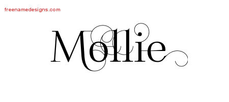 Decorated Name Tattoo Designs Mollie Free
