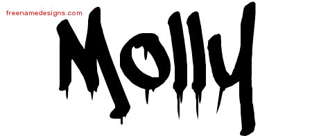 Graffiti Name Tattoo Designs Molly Free Lettering
