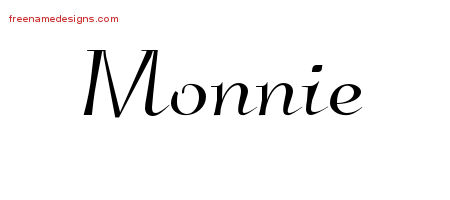 Elegant Name Tattoo Designs Monnie Free Graphic