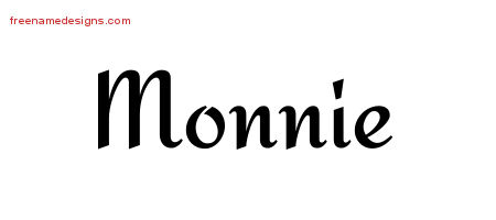 Calligraphic Stylish Name Tattoo Designs Monnie Download Free
