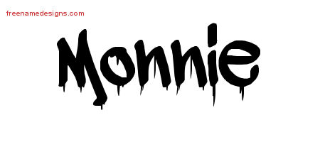 Graffiti Name Tattoo Designs Monnie Free Lettering