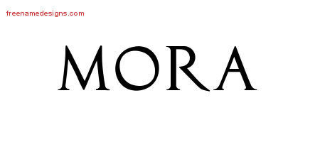 Regal Victorian Name Tattoo Designs Mora Graphic Download