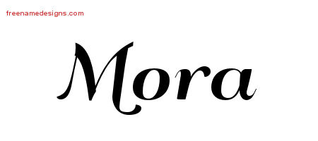 Art Deco Name Tattoo Designs Mora Printable
