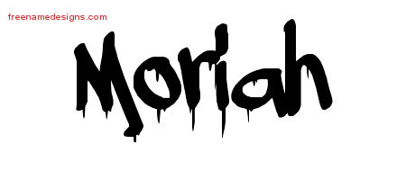 Graffiti Name Tattoo Designs Moriah Free Lettering