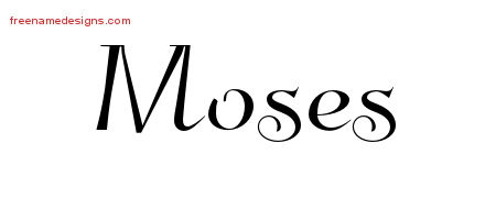 Elegant Name Tattoo Designs Moses Download Free