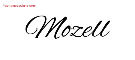 Cursive Name Tattoo Designs Mozell Download Free