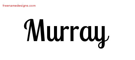 Handwritten Name Tattoo Designs Murray Free Printout