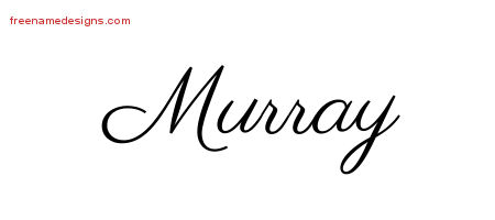 Classic Name Tattoo Designs Murray Printable