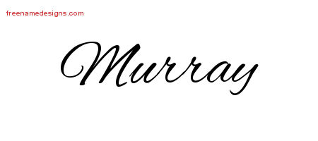 Cursive Name Tattoo Designs Murray Free Graphic