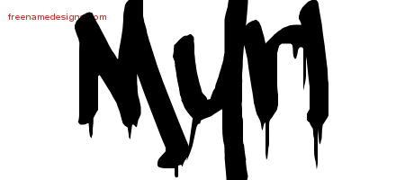 Graffiti Name Tattoo Designs Myrl Free Lettering