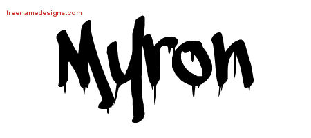 Graffiti Name Tattoo Designs Myron Free