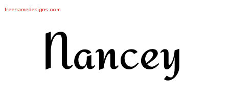 Calligraphic Stylish Name Tattoo Designs Nancey Download Free
