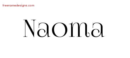 Vintage Name Tattoo Designs Naoma Free Download