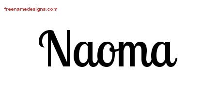 Handwritten Name Tattoo Designs Naoma Free Download