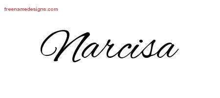 Cursive Name Tattoo Designs Narcisa Download Free