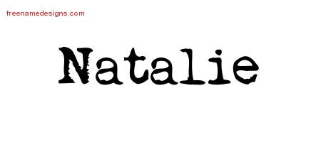Vintage Writer Name Tattoo Designs Natalie Free Lettering Vintage Writer Name Tattoo Designs Natalie Free Lettering