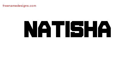 Titling Name Tattoo Designs Natisha Free Printout