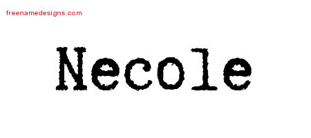 Typewriter Name Tattoo Designs Necole Free Download