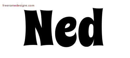 Groovy Name Tattoo Designs Ned Free