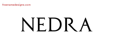 Regal Victorian Name Tattoo Designs Nedra Graphic Download