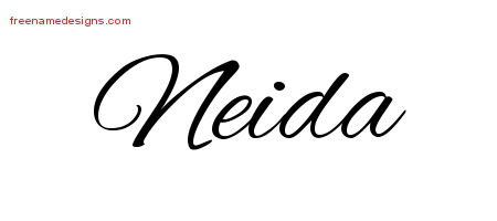 Cursive Name Tattoo Designs Neida Download Free