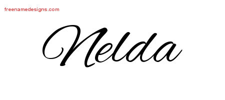 Cursive Name Tattoo Designs Nelda Download Free