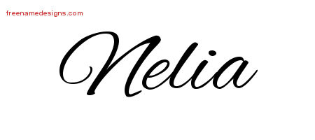 Cursive Name Tattoo Designs Nelia Download Free