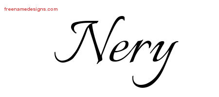 Calligraphic Name Tattoo Designs Nery Download Free
