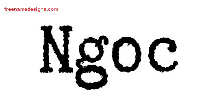 Typewriter Name Tattoo Designs Ngoc Free Download