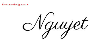 Classic Name Tattoo Designs Nguyet Graphic Download