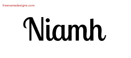 Handwritten Name Tattoo Designs Niamh Free Download
