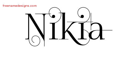 Decorated Name Tattoo Designs Nikia Free