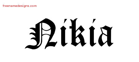 Blackletter Name Tattoo Designs Nikia Graphic Download