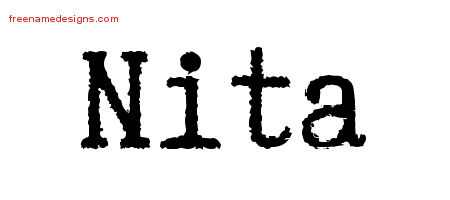 Typewriter Name Tattoo Designs Nita Free Download