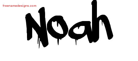 Graffiti Name Tattoo Designs Noah Free