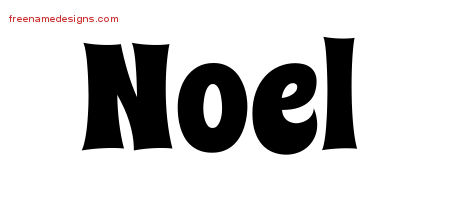 Groovy Name Tattoo Designs Noel Free