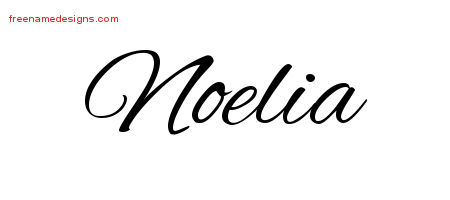 Cursive Name Tattoo Designs Noelia Download Free