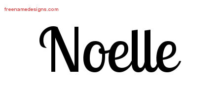 Handwritten Name Tattoo Designs Noelle Free Download