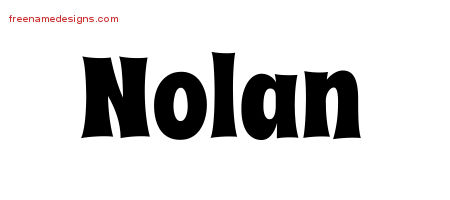 Groovy Name Tattoo Designs Nolan Free Groovy Name Tattoo Designs Nolan Free