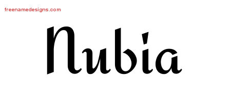 Calligraphic Stylish Name Tattoo Designs Nubia Download Free