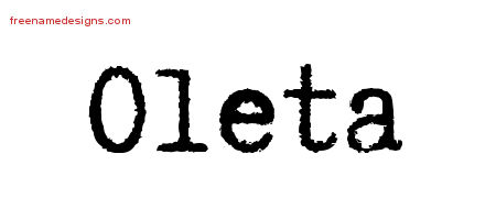 Typewriter Name Tattoo Designs Oleta Free Download